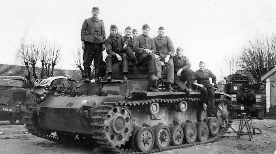 Damaged Panzer III France