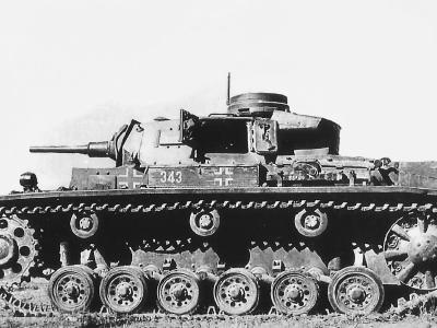 Early Panzer III tactical number 343