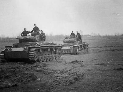 Panzer III of the 12. Panzer Division 1941