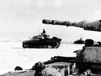 Panzer III tanks Winter Ostfront