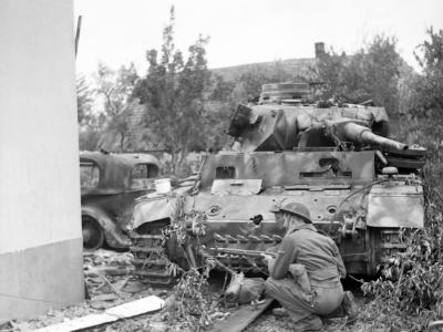 Panzer III tank of Panzer Kompanie Mielke Kampfgruppe Knaust in Oosterhout September 1944