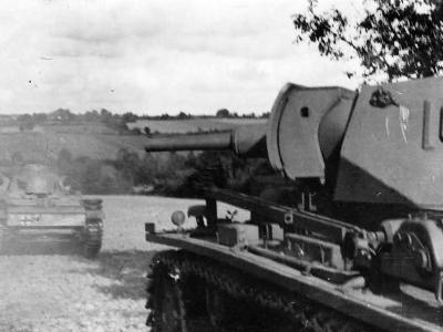 Panzer III tanks on the move