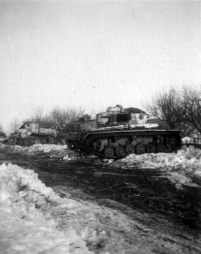 VK 1801 in the background and Panzer III