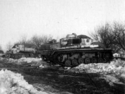 VK 1801 in the background and Panzer III