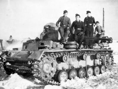 Panzer III with Stadtgas anlage 2