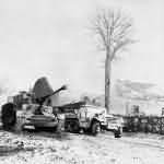 35th Infantry Division Halftrack and Panzer IV Foy Belgium Bulge 1945