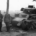 knocked out tank Panzer IV