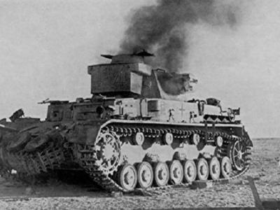 knocked out Panzer IV 45