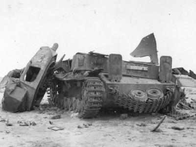 Panzer IV Ausf D tank wreckage 51