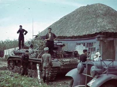 Panzer IV Ausf F1 color photo
