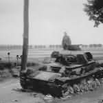 burned out Panzer IV France 1940