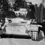 Panzer IV Ausf F1 tank and crew winter camouflage