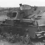 knocked out Panzer IV 54