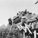 Panzer IV Ausf D tank near Lepel Eastern Front