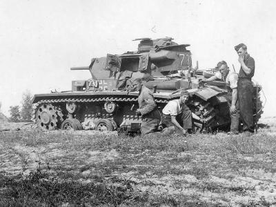 Panzer III code 731 of the 17. Panzer Division eastern front 1942