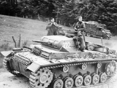 Panzer III ausf E tank turret number 222