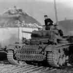 German WWII tank Panzer III ausf H Russia