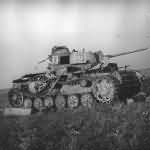 Panzer III tank turret number 111 Destroyed 24