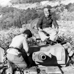 crew members atop a Panzer III Ausf N Italy