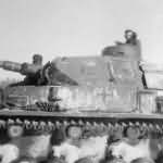 Panzer IV tank Winter