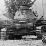 Rear of the Panzer IV 341, Spring 1940