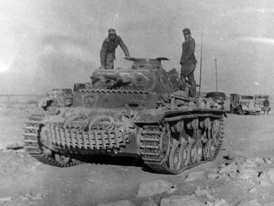 Panzerbefehlswagen III Ausf E of the 8 Panzer Regiment DAK 1