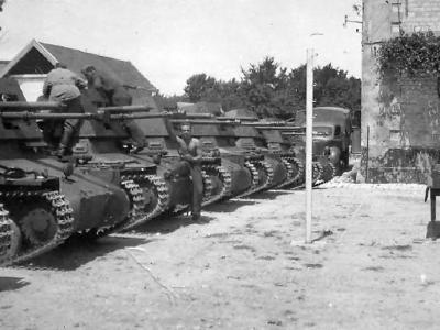 Tank destroyers Panzerjager I in La Rochelle France
