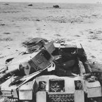 PANZER IV D BLOWN OFF North Africa