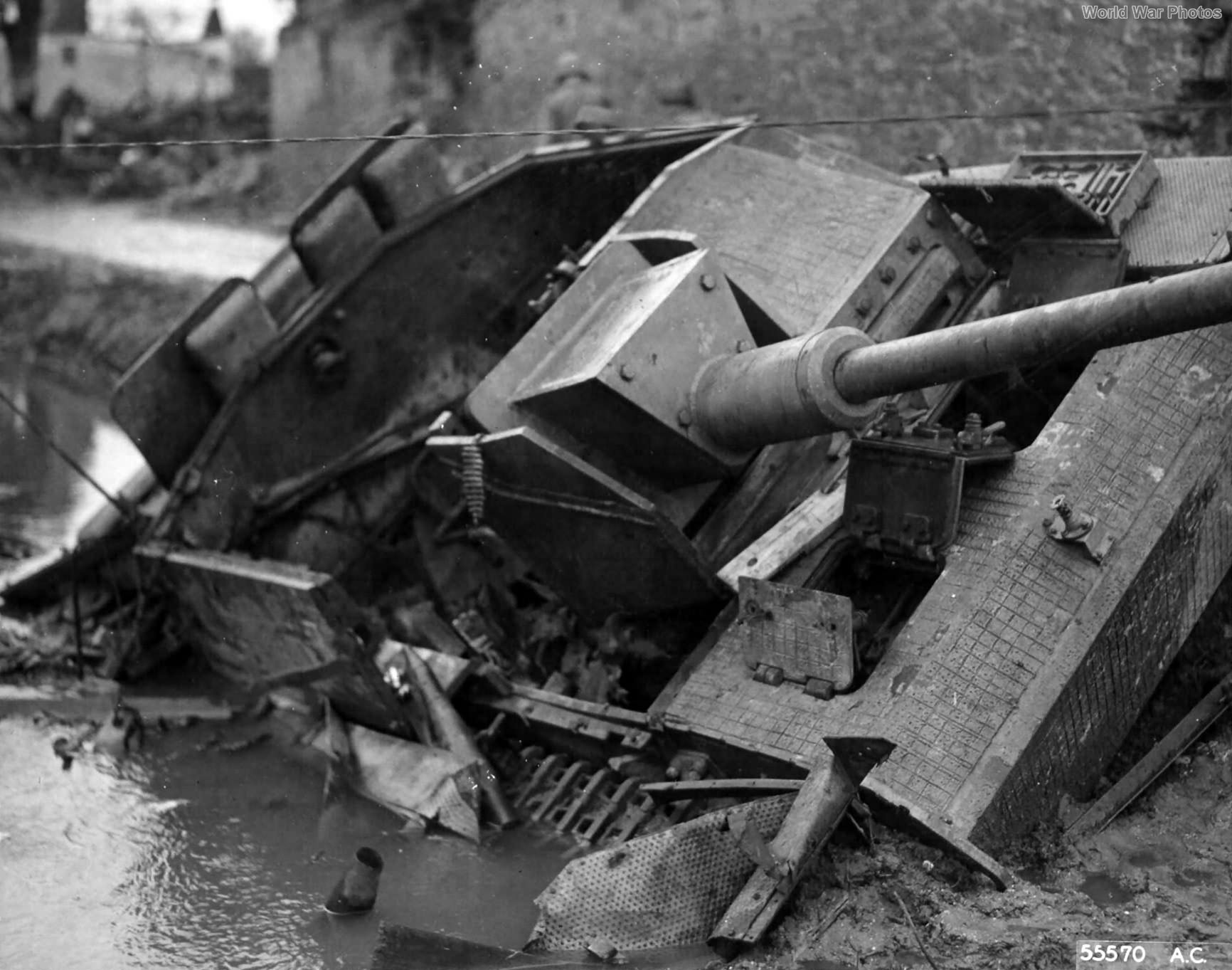Destroyed StuG 40 Western Front