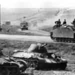StuG and destroyed T-34s, Kursk 1943
