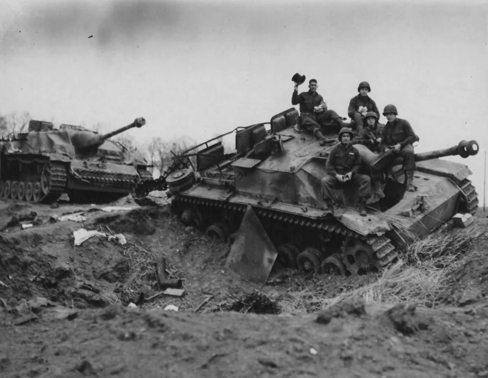 StuG 40 Ausf G somewhere in Germany at the end of the war