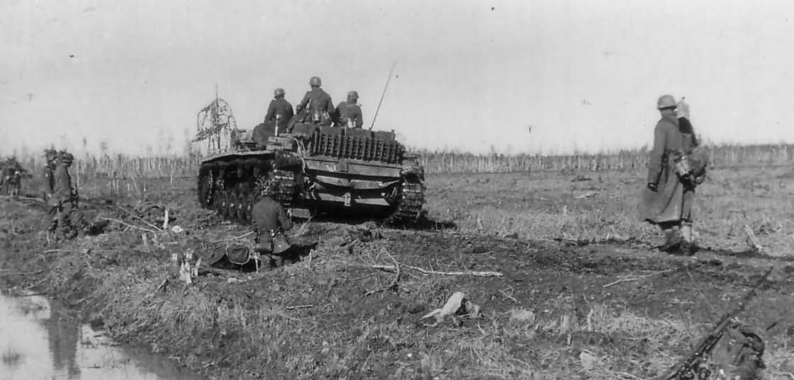 StuG III near Leningrad