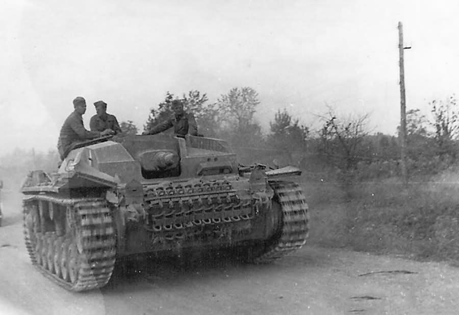 StuG III on road