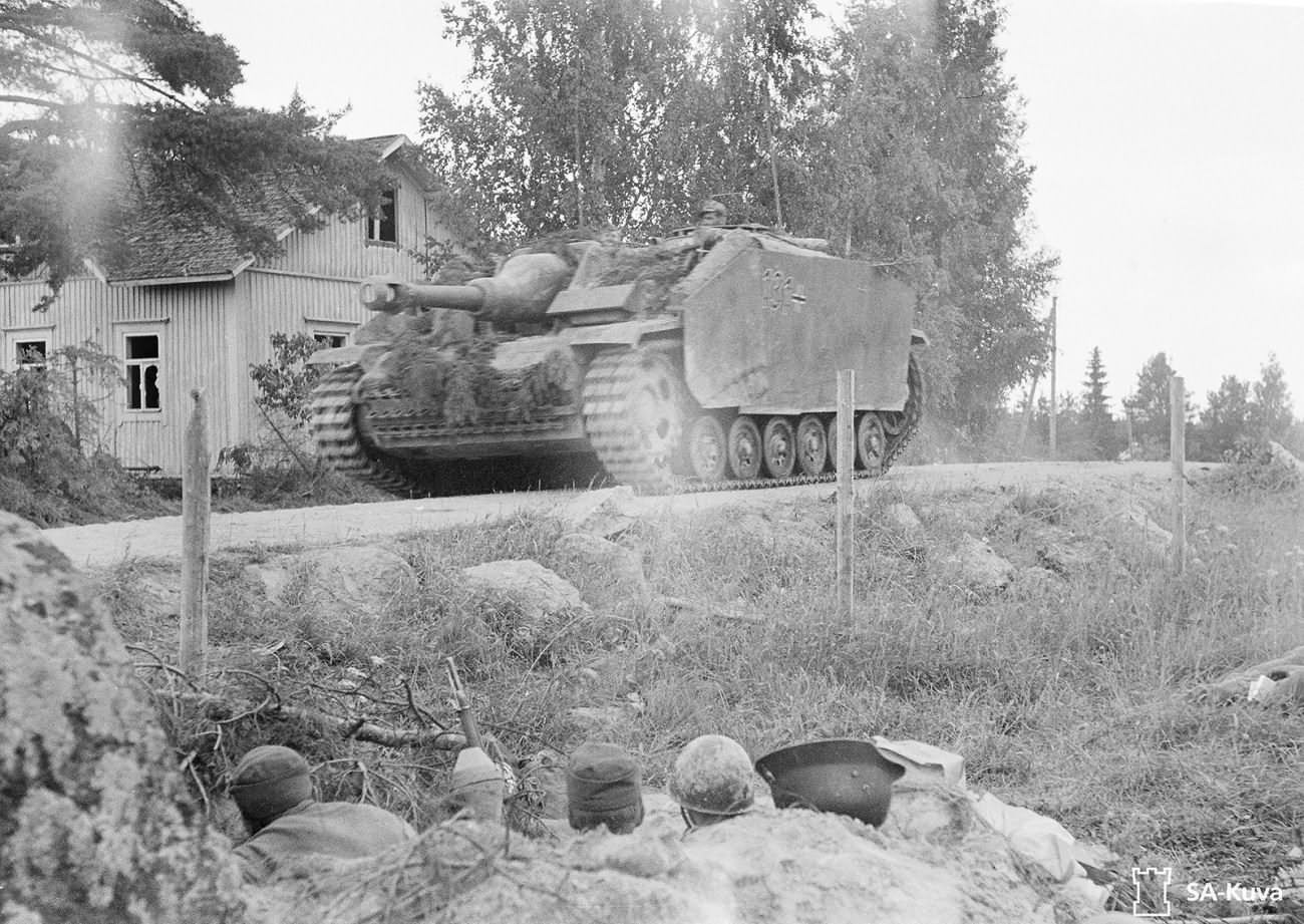 StuH 42 number 131, July 1944 Finland