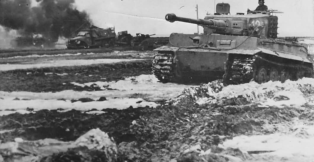 Panzer VI „Tiger” with Zimmerit number 12 of the 506 spzabt Eastern Front