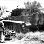 PzKpfw VI Tiger I tank of schwere Panzer-Abteilung 508. Littoria Italy 1944
