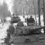 Panzer VI Tiger code S13 of Schwere Panzerkompanie SS-Panzer Regiment 2 Das Reich Eastern Front winter