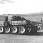 Destroyed Tiger I number 121 of Schwere Panzer Abteilung 504 Afrika Korps Tunisia