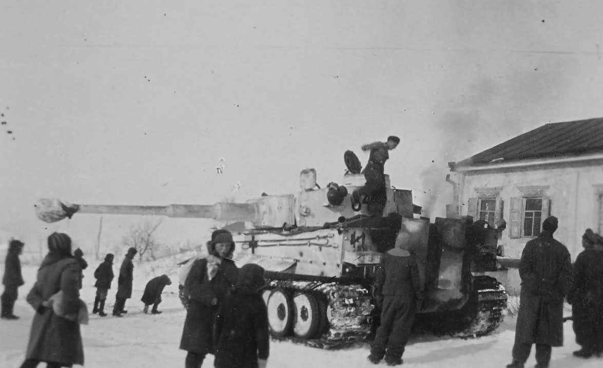 Tiger tank of 2nd SS Panzer Division Das Reich eastern front winter