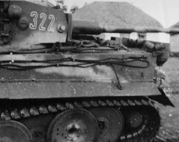 Tiger of the Schwere Panzer-Abteilung 505, tank number 322