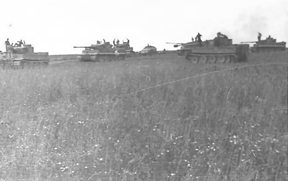Tiger tanks in combat Bjelgorod 1943