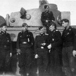 Early Tiger tank and crew of the schwere panzer abteilung 505