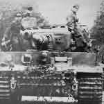 German Tiger I ausf E number 232 of the Schwere SS-Panzer Abteilung 101