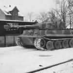 Tiger I tank in winter