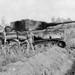 Tiger tank of the Schwere Panzer Abteilung 508, Villa Bonnaza Italy