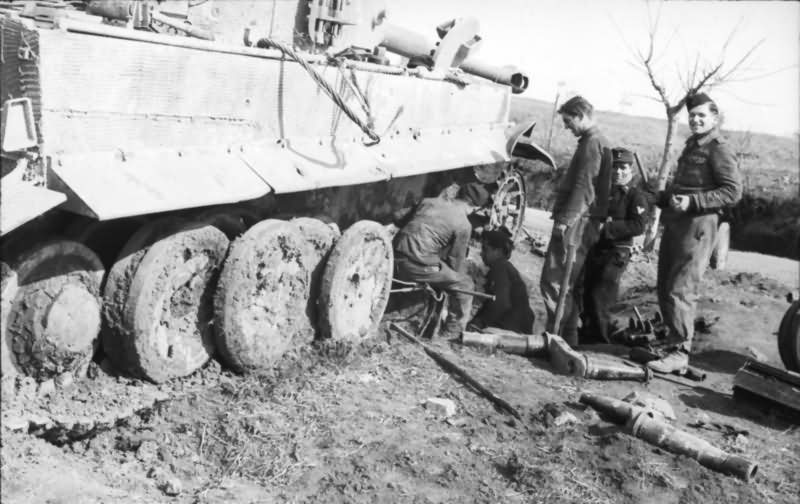 Tiger I tank of schwere Panzer-Abteilung 508, Anzio Nettuno Italy 1944