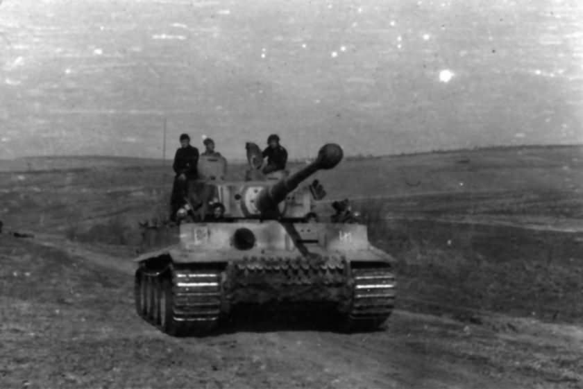 Tiger number 831 of the SS Division Das Reich