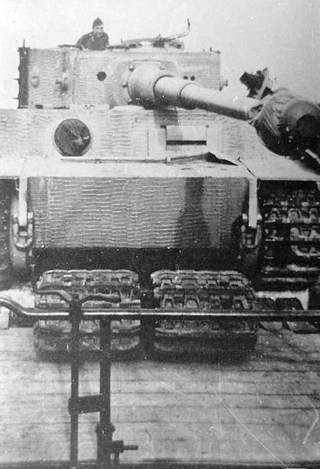 Tiger zimmerit rail transport