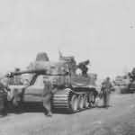 Tiger tanks 331 and 332 from schwere Panzerabteilung 503