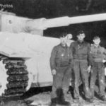 A snow-camouflaged Tiger „841” of SS-Panzer Grenadier-Division „Das Reich”